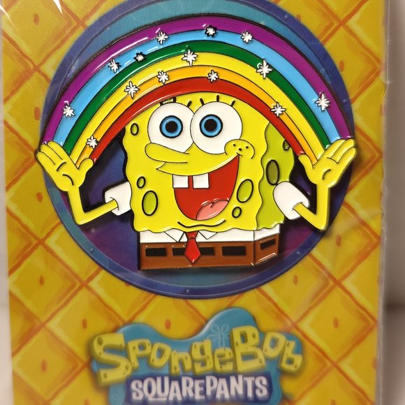 Spongebob Squarepants Imagination Lapel Pin - Picture 2 of 3